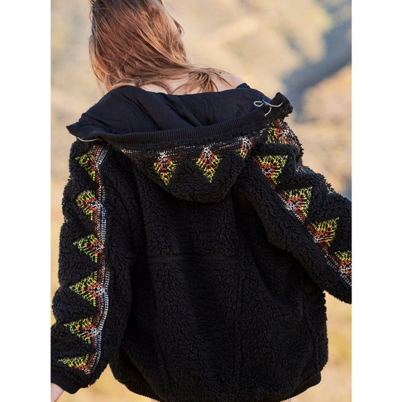 NWT FP Movement Lodge Livin' Jacket / Black Combo - Picture 4 of 8